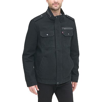 Men s Levi s Stand Collar Military Jacket