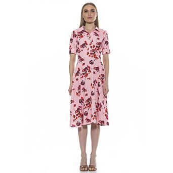 Women's ALEXIA ADMOR Emery Cap-Sleeve Fit & Flare Dress