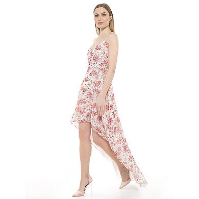 Women's ALEXIA ADMOR Bailey Sweetheart High-Low Maxi Dress