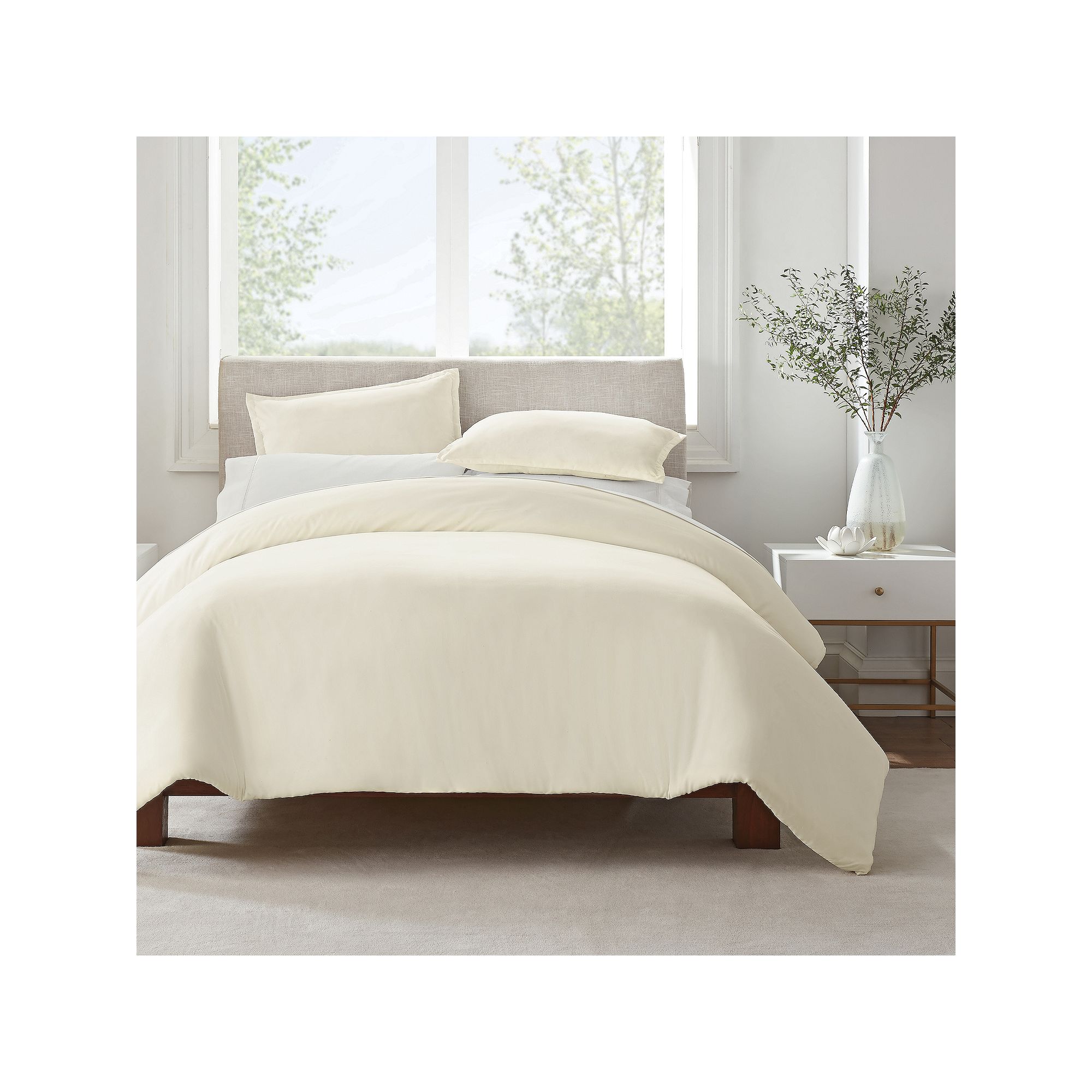 Serta® Simply Clean Antimicrobial Duvet Cover Set