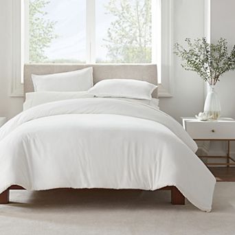 Serta® Simply Clean Antimicrobial Duvet Cover Set