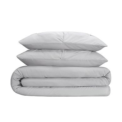Serta Simply Clean Antimicrobial Pleated 3-Piece Comforter Set with Shams