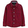 Toddler Boy OshKosh B'gosh® Plaid Flannel Button-Front Shirt