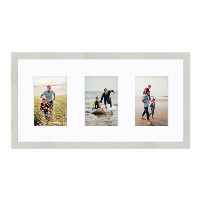 COURTSIDE MARKET Harvest White 4 x 6 3-Opening Collage Frame, 10X20