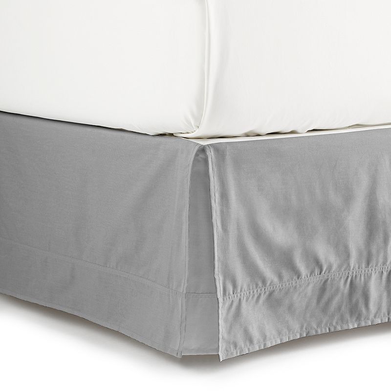 Sonoma Goods For Life Boxpleat Bedskirt, Med Grey, Cal King