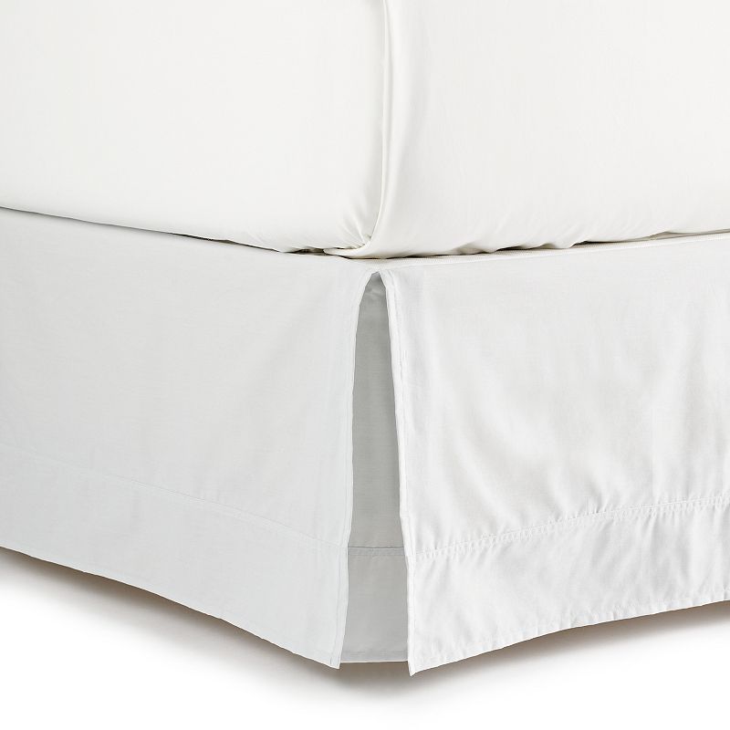 Sonoma Goods For Life Boxpleat Bedskirt, Light Grey, Full