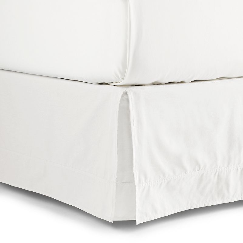 Sonoma Goods For Life Boxpleat Bedskirt, White, Full