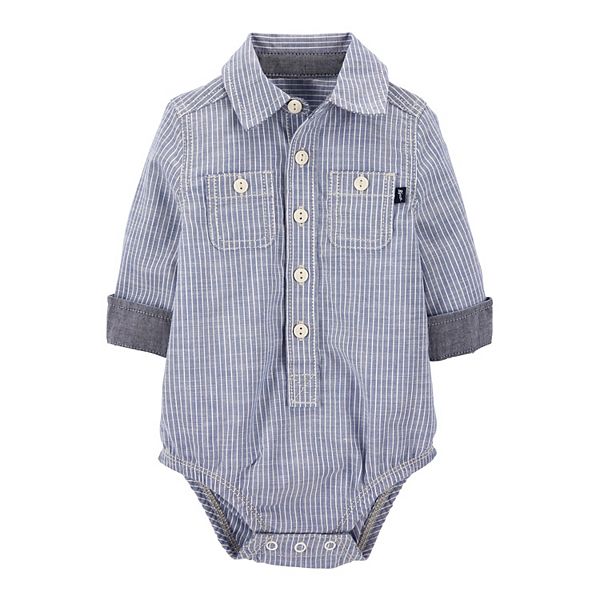 OshKosh BGosh Baby Boys Woven Bodysuit OshKosh BGosh Baby Boys Woven Bodysuit