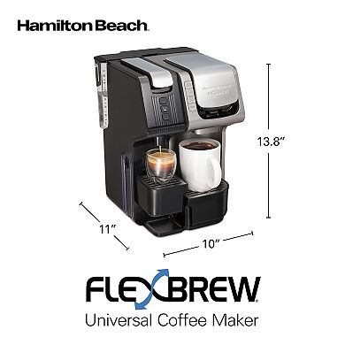 Hamilton Beach FlexBrew Universal Single-Serve Coffee & Espresso Maker