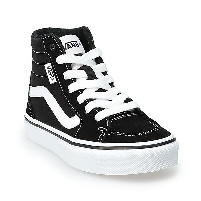 Kids vans black and white hotsell