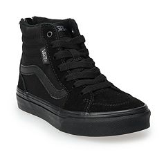 Vans shoes shop girls black