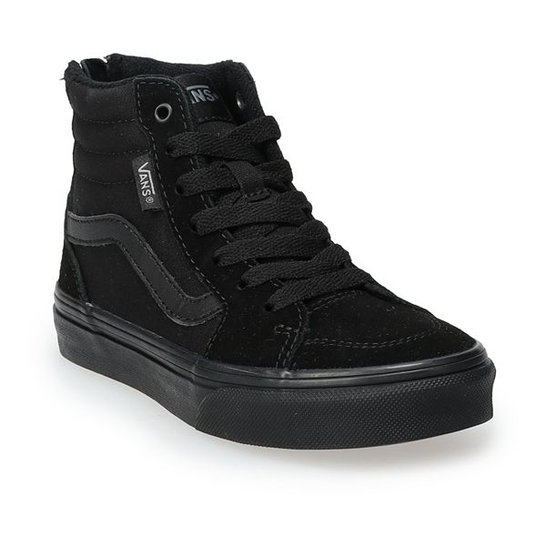 Vans black 2025 high tops kids