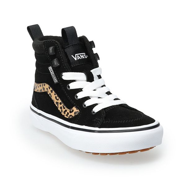 Black high top 2025 vans for girls