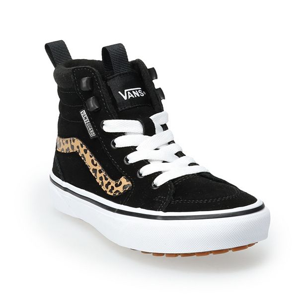 Black high deals top vans girls