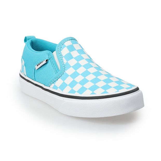 Vans Asher Kids Checkerboard Skate Shoes