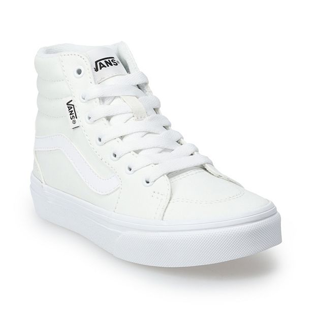 Vans low tops kids white new arrivals