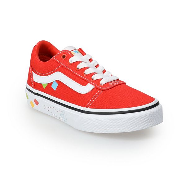 Red vans hot sale kohls