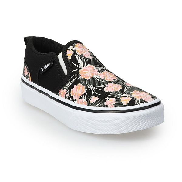 Girls vans deals slip ons