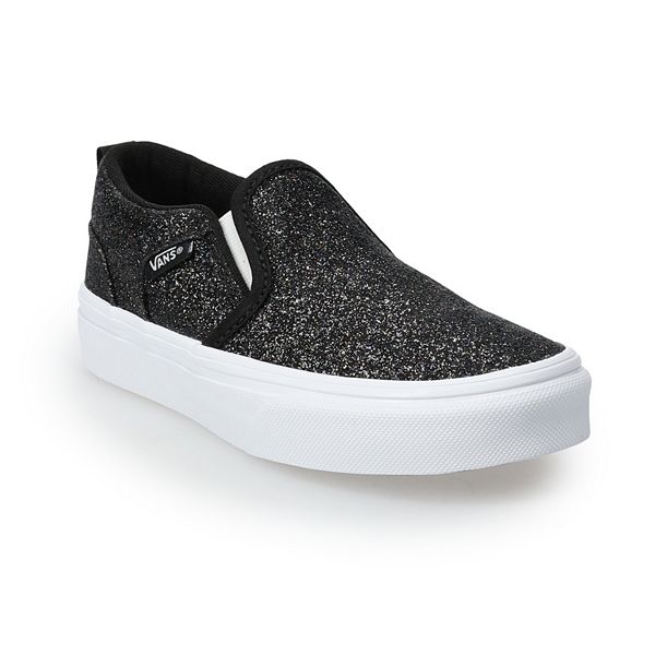 Glitter slip store on shoes