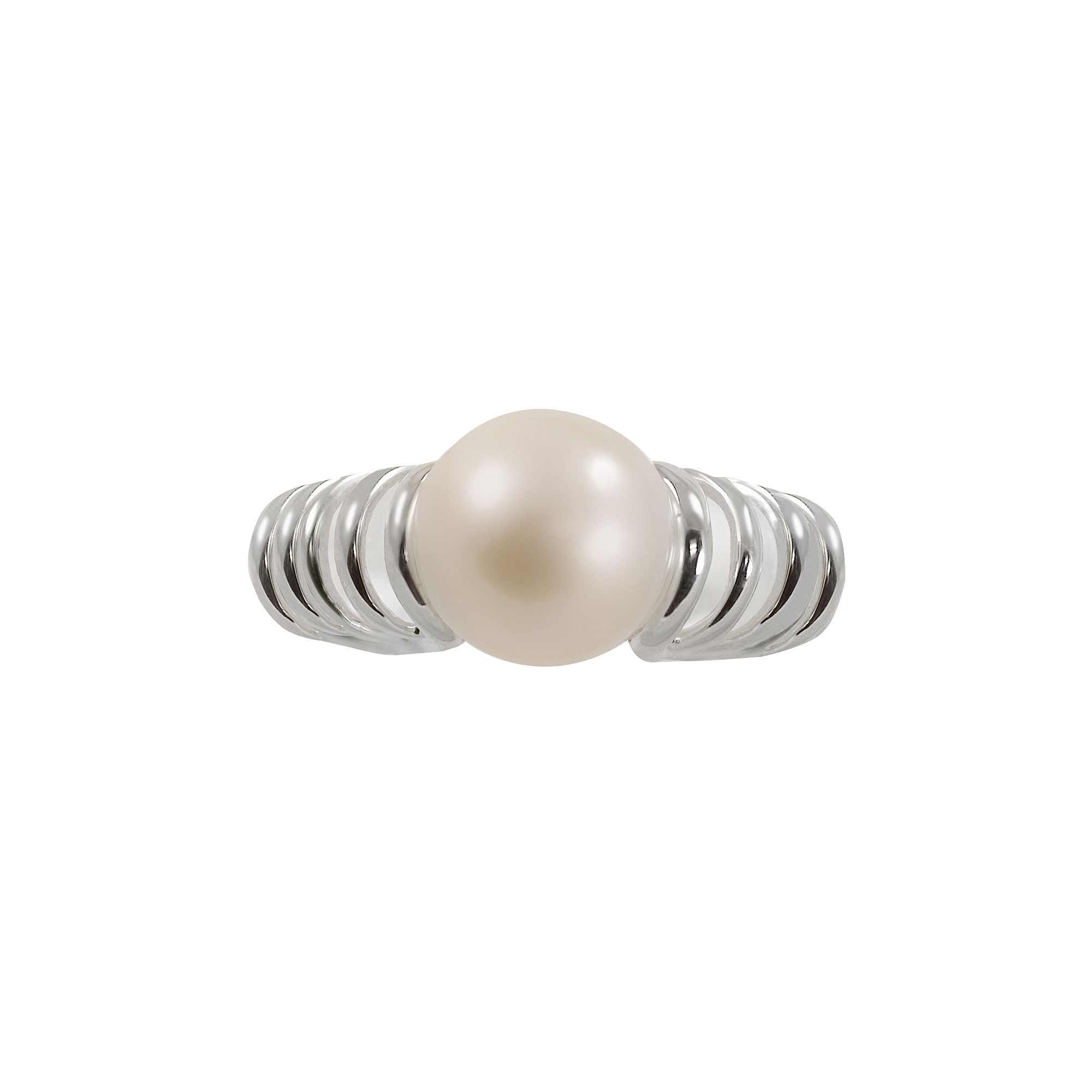 Sterling Silver Freshwater Cultured Pearl Ring, Womens, Size: 7