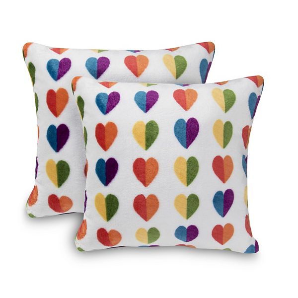 The Big One® Printed Plush 2piece Throw Pillow Set