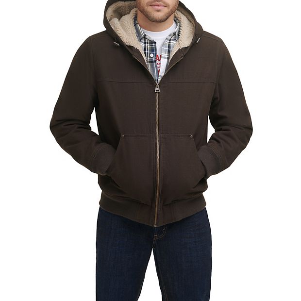 Levi's canvas hooded clearance jacket