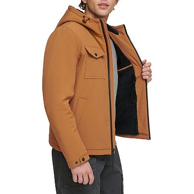 Men's Levi's® Softshell Sherpa-Lined Hooded Performance Jacket