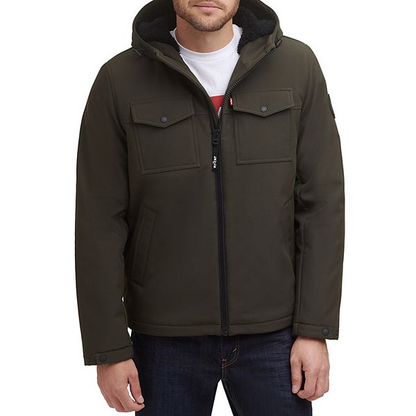 Levi's hooded trucker online jacket