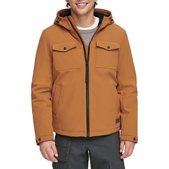Men's Levi's® Softshell Sherpa-Lined Hooded Performance Jacket