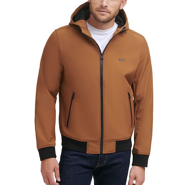 Men's Levi's® Softshell Performance Hooded Bomber Jacket