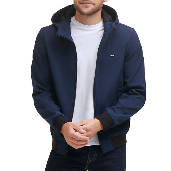 Levi's Men's Twill Hooded Bomber Jacket - Macy's