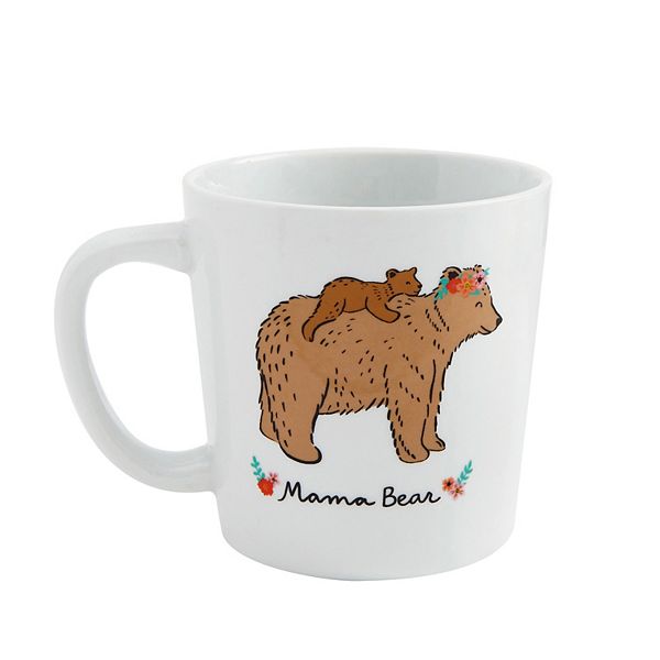  DEI Mama Papa Bear Mug, 20oz, Mulitcolor : Home & Kitchen