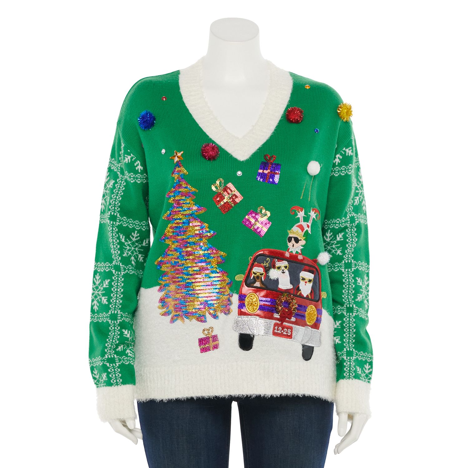 plus christmas sweater