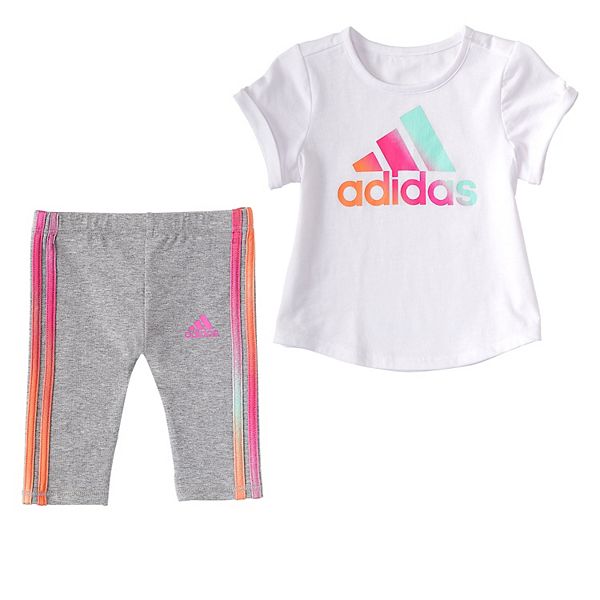 Baby girl adidas on sale leggings