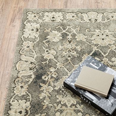 StyleHaven Franklin Faded Floral Trellis Area Rug