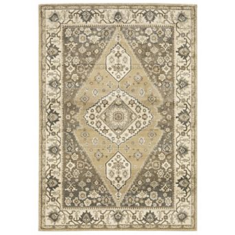 StyleHaven Franklin Border Medallions Area Rug