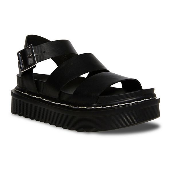 Madden girl 2024 black platform sandals