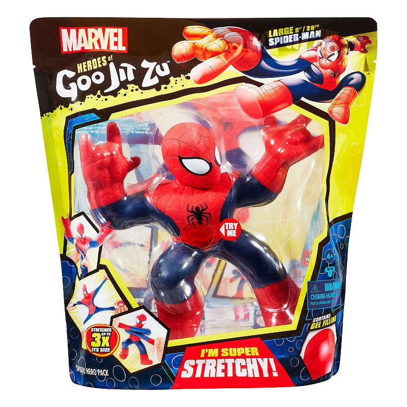 UPC 630996410813 product image for Heroes of Goo Jit Zu Marvel Spider-Man Super Hero Figure, Multicolor | upcitemdb.com