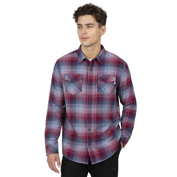 Men's Hurley Flannel Plaid Button-Down Shirt