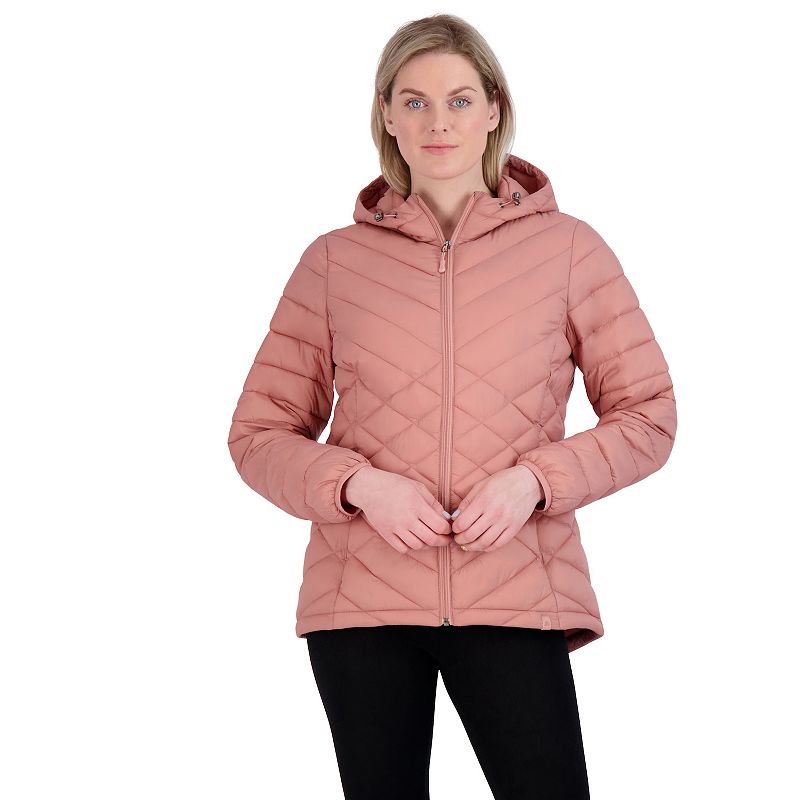 Women's ZeroXposur Brooke Packable Puffer Jacket, Size: Large, Light Grey