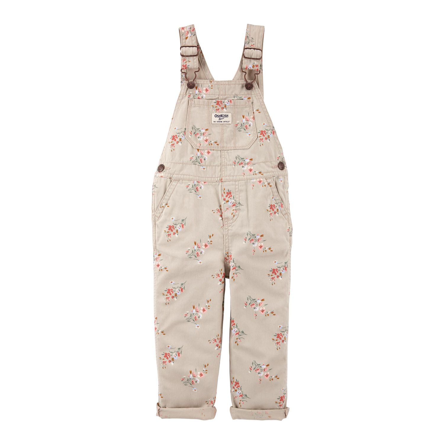 oshkosh floral overalls