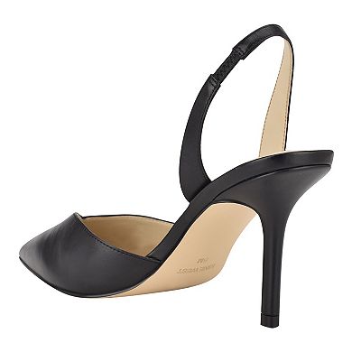 Nine West Hello Women's Leather Pointed Toe Slingback Pumps