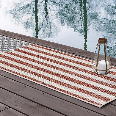 Jill Zarin Old Glory Indoor Outdoor Rug