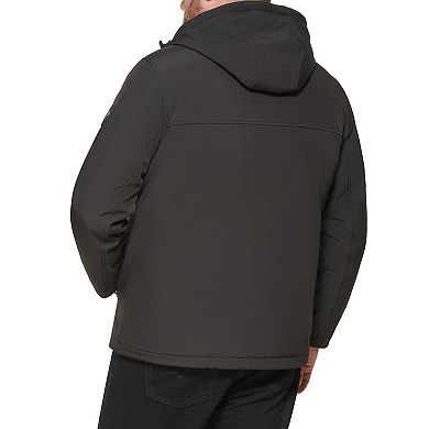 Big & Tall Levi's?? Sherpa-Lined Hooded Softshell Utility Jacket