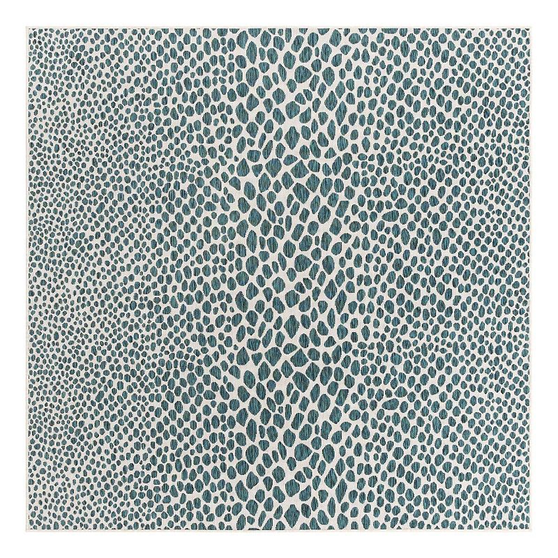 Jill Zarin Cape Town Indoor Outdoor Rug, Blue, 8X10FT OVL