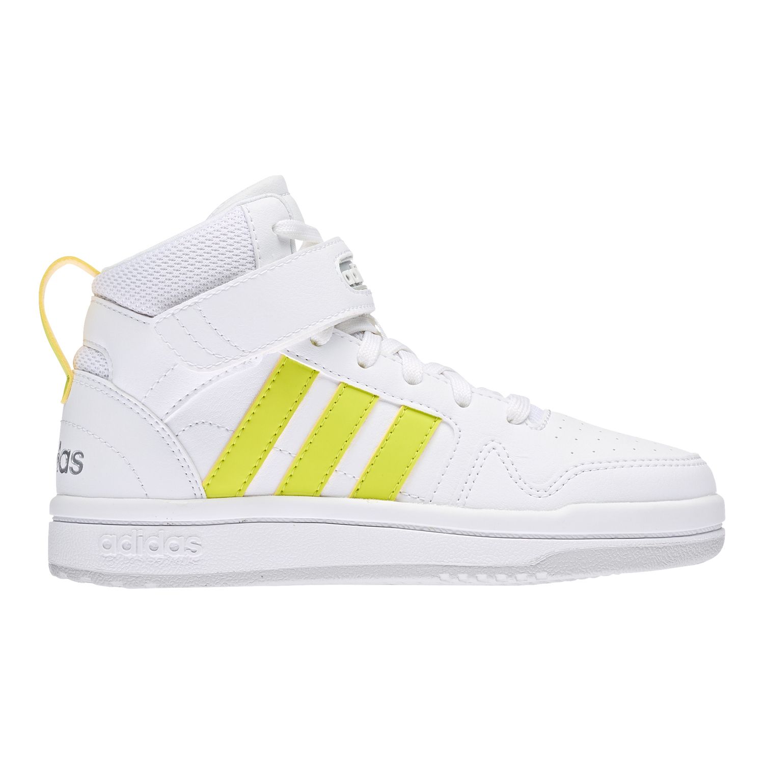 adidas white youth shoes