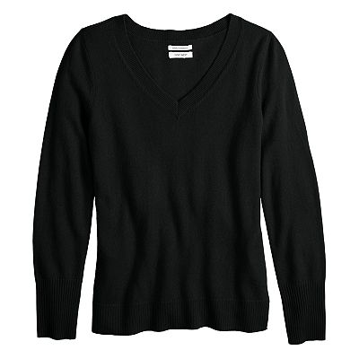 Kohls v neck sweater best sale