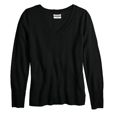 Women's Nine West V-Neck Cashmere Sweater