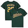 Preschool Majestic Stephen Piscotty Green Oakland Athletics Player Name & Number T-Shirt