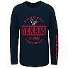 Youth Heathered Gray/Navy Houston Texans Goal Line Stand T-Shirt Combo Set